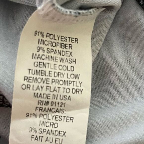 SNOSKINS Zip Jacket Back Hidden Pocket Animal Print Blues Purple EUC SZ Med - Picture 7 of 7